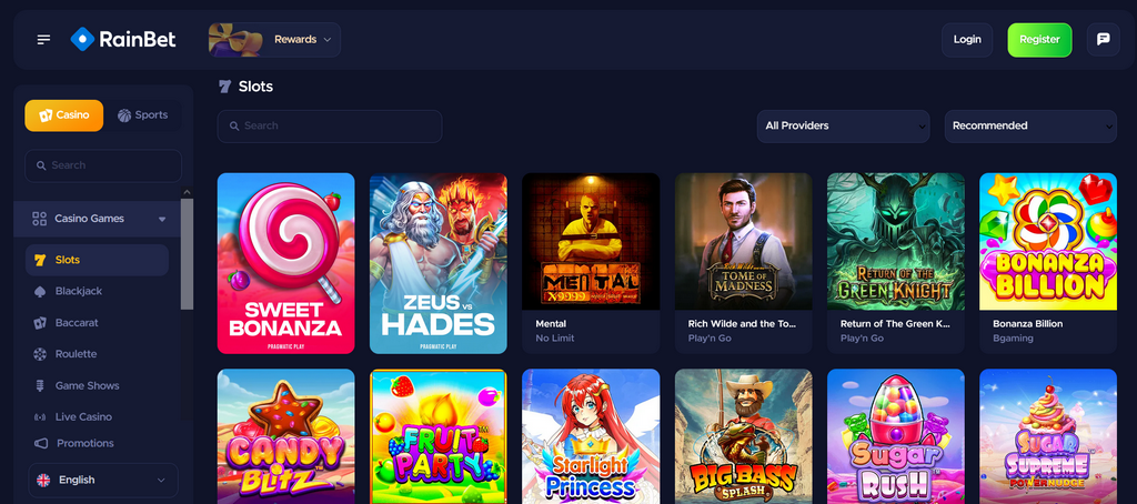 Rainbet-ervaring | Gratis weddenschappen, beloningen en klachten